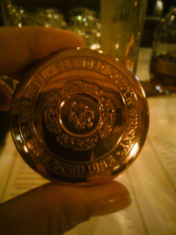 A chique tampa do Blue Label King george, que tomamos no Metropolitan Grill, um dos melhores restaurantes de Seattle e de todos os Estados Unidos